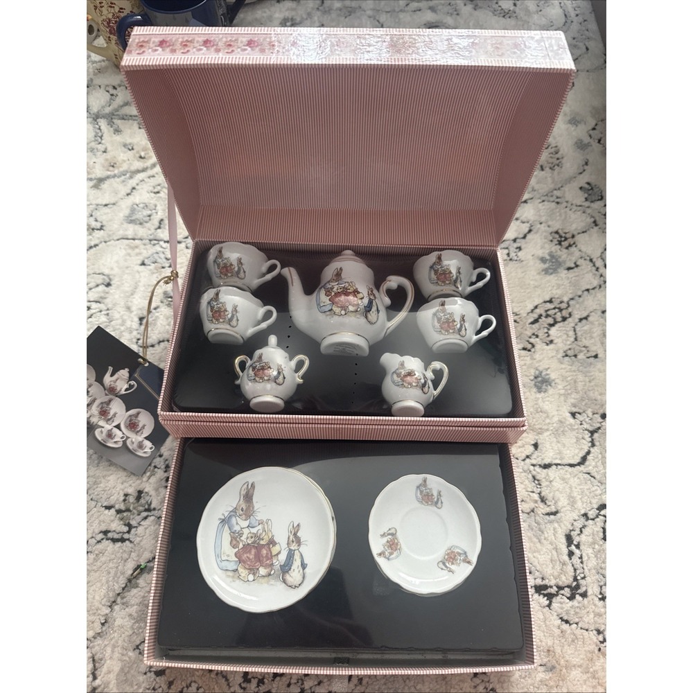 Reutter Porcelain - - Peter Rabbit - Medium Tea Set w/Case